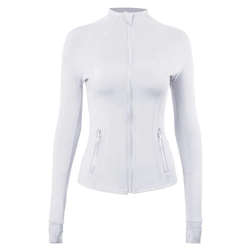 Reversible Brushed Yoga Jacket for Women