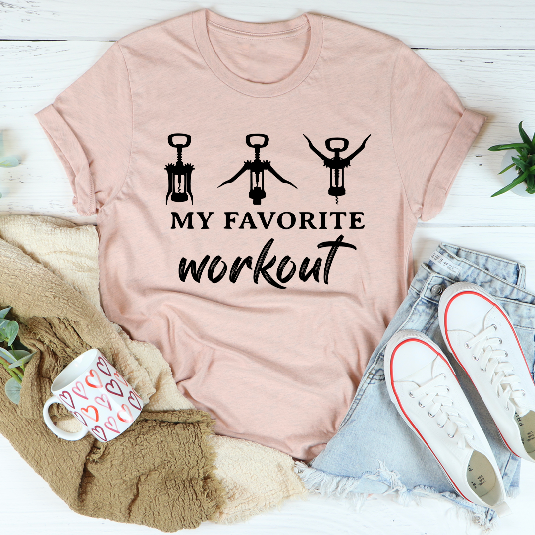 My Favorite Workout T-Shirt-3