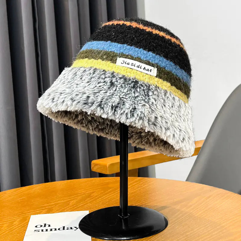Knitted Wool Women's Fisherman Hat