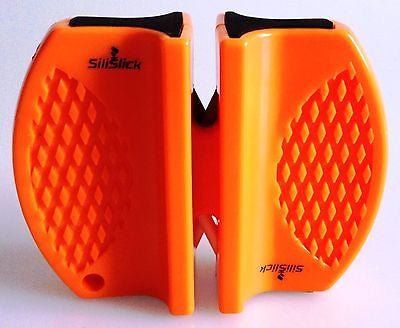 2-Stage Knife Sharpener – Orange | Compact & Non-Slip Manual Tool