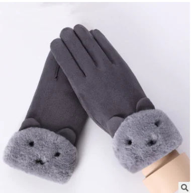Warm Women's Winter Outdoor Touchscreen Gloves
