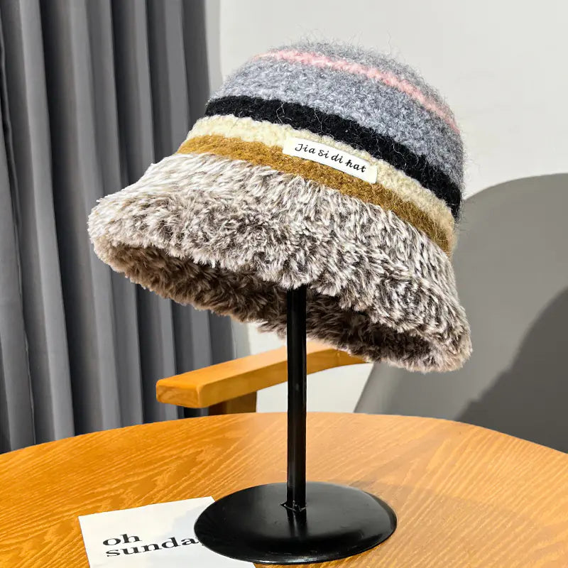 Knitted Wool Women's Fisherman Hat