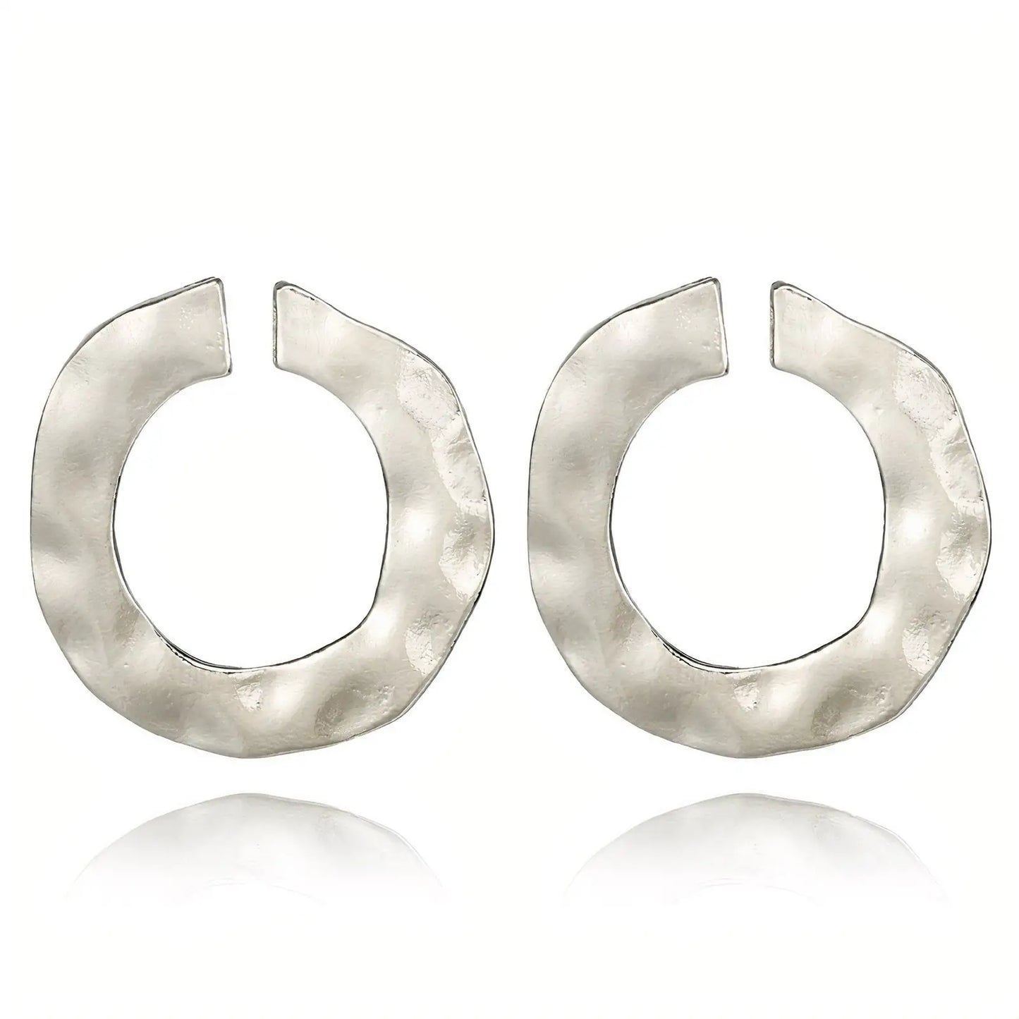Lulu Earrings | Elegant Gold & Silver Hoop Earrings for Women | Stylish and Versatile Jewelry
