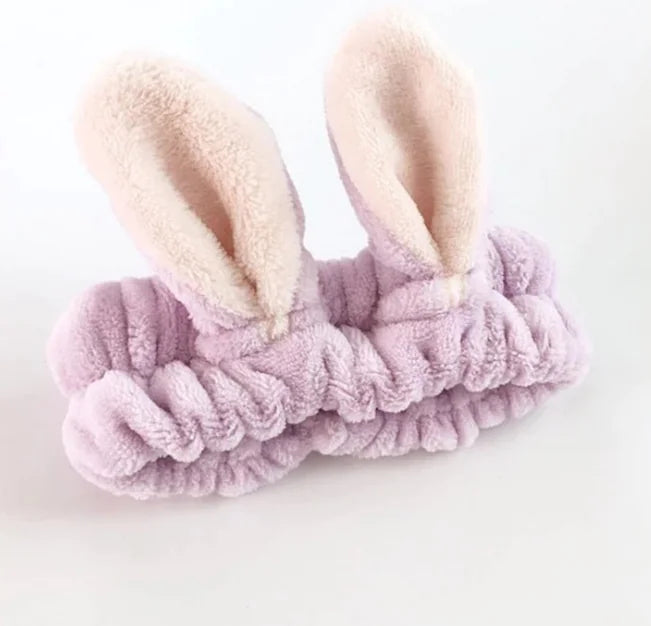 Rabbit Ear Headband for Makeup and Face Masks