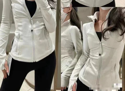 Reversible Brushed Yoga Jacket for Women