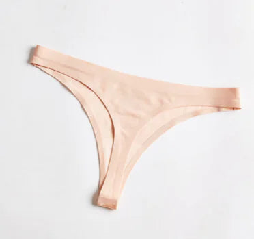 Women's Sexy Transparent Low Waist Thong Underwear