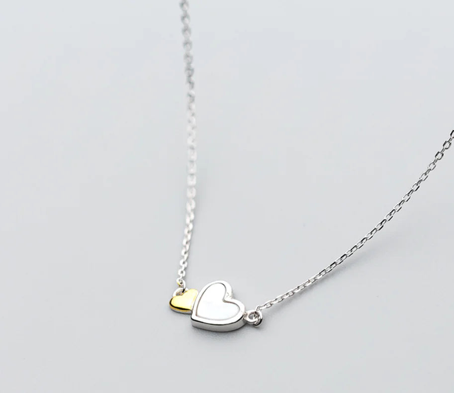 S925 Silver Heart Pendant Necklace for Women
