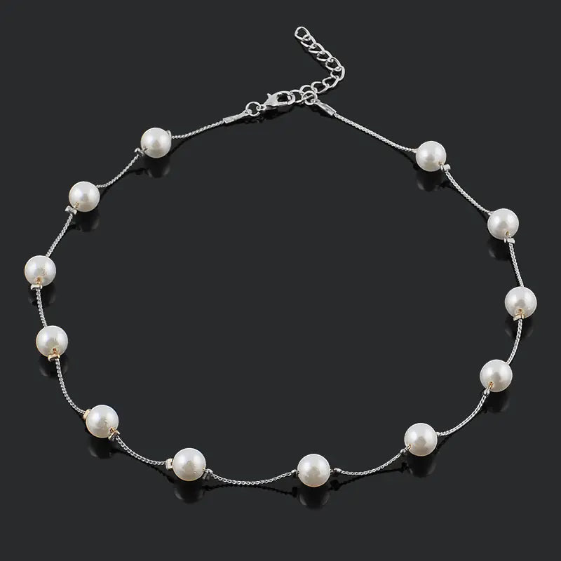Trendy Pearl Choker Necklace for Women (Wholesale)