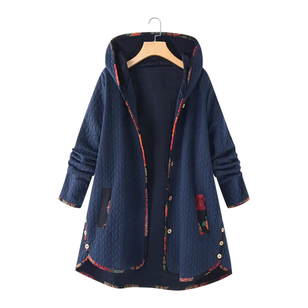 New Autumn Winter Hooded Cotton Jacket for Women