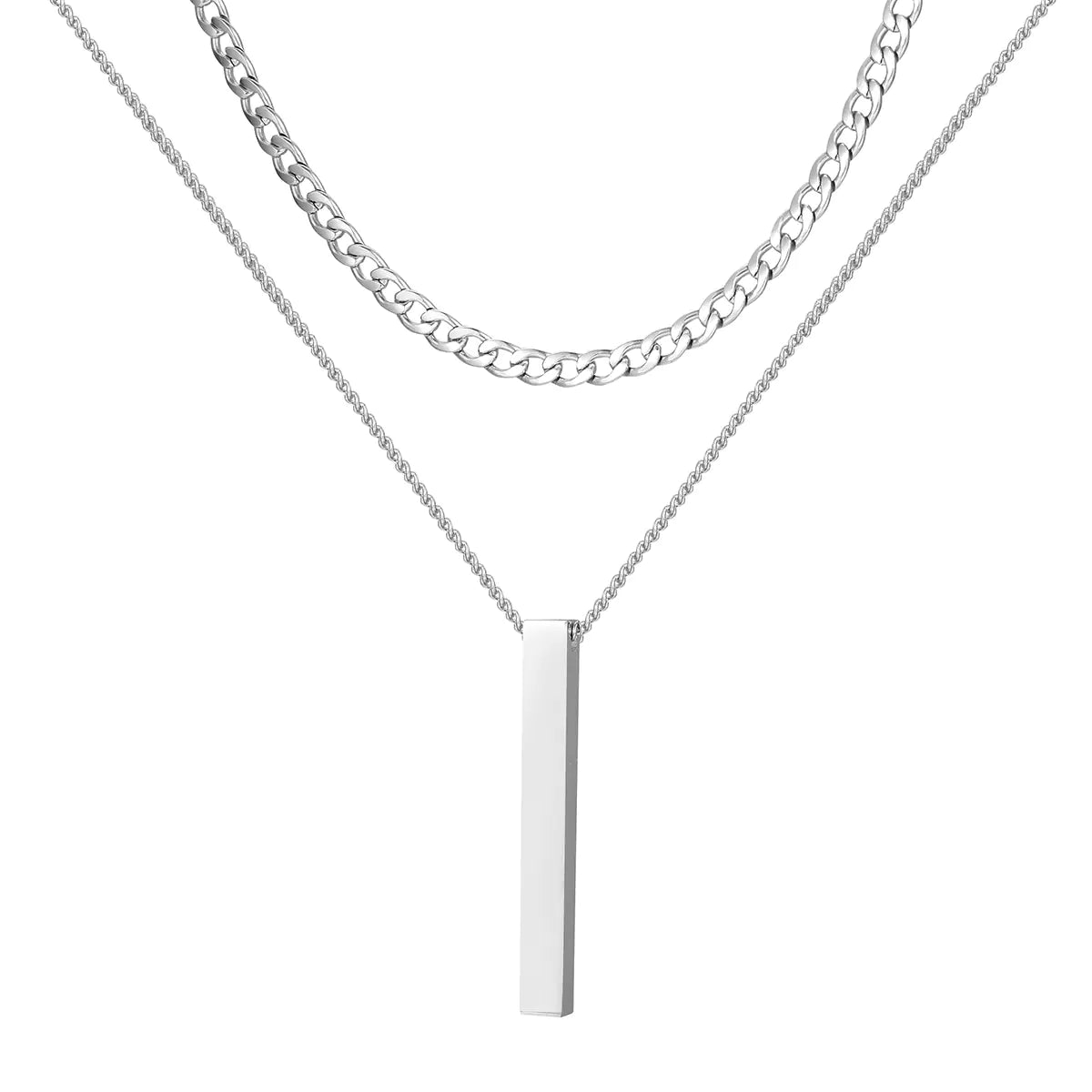 Minimalist Layered Pendant Necklace for Women