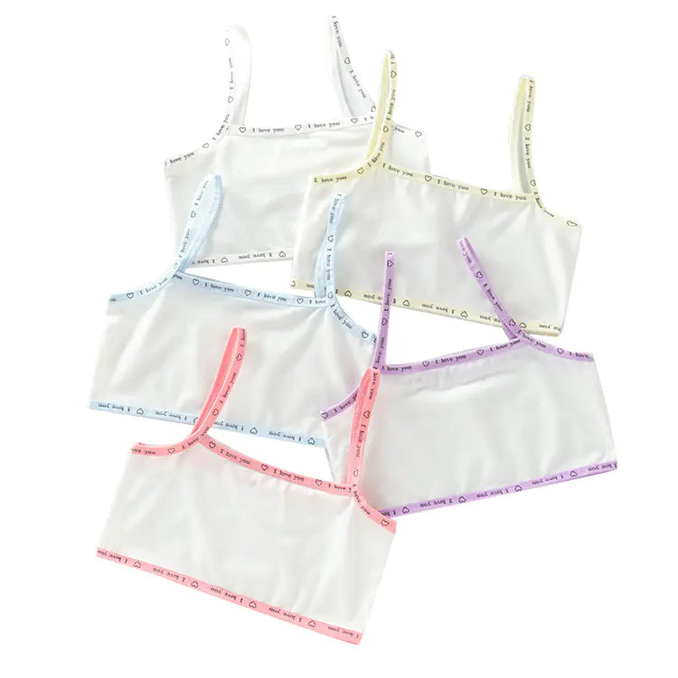 Pure Cotton Bras and Vests for Girls Aged 9-12