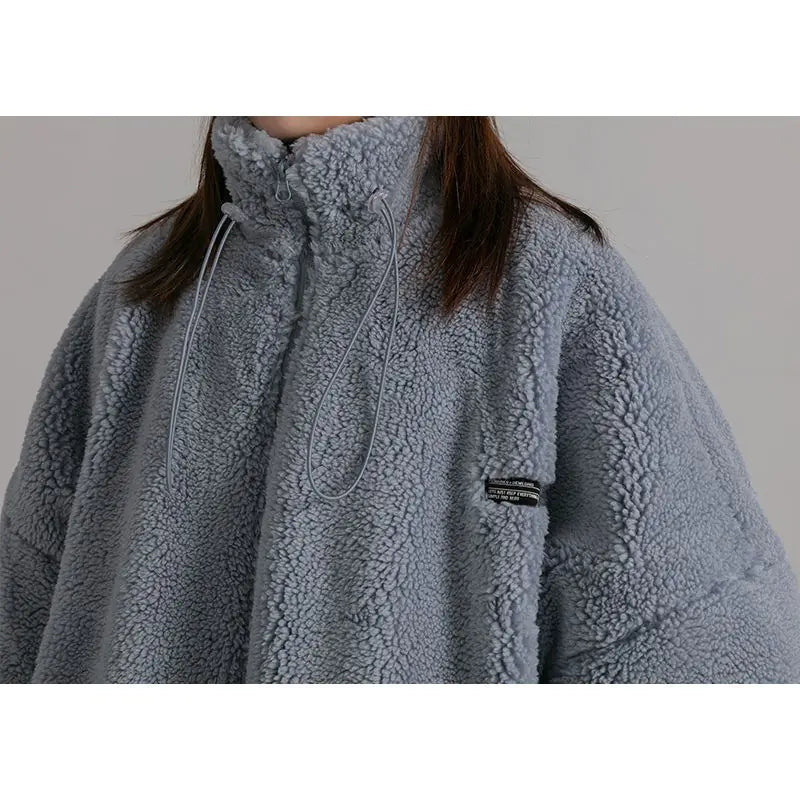 Fleece Hooded Sweatshirt Jacket for Women, Warm Autumn