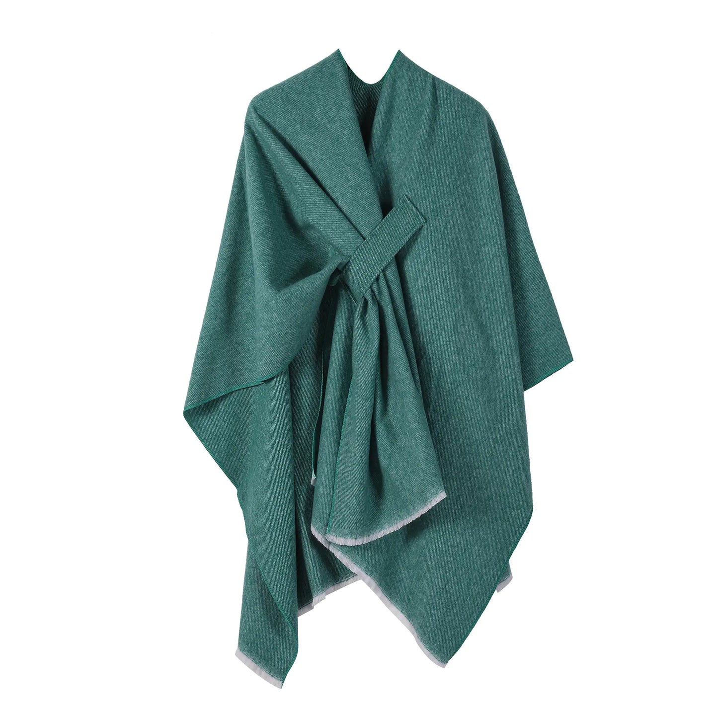 Solid Color Fashion Faux Cashmere Shawl for Women