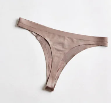 Women's Sexy Transparent Low Waist Thong Underwear