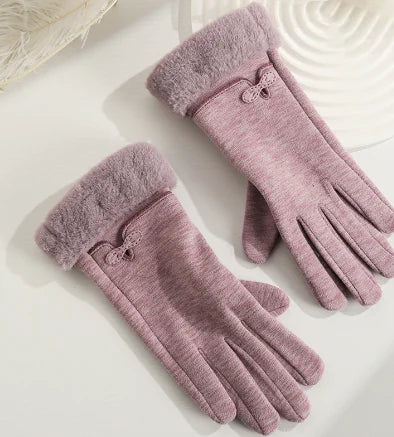 K1N908 Women's Winter Touchscreen Thermal Gloves