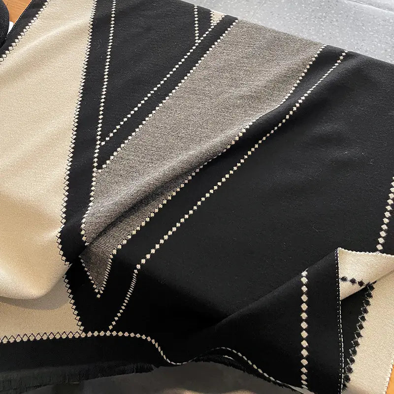 Soft Imitation Cashmere Scarf for Autumn and Winter