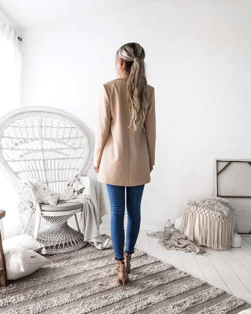 Stylish Slim-Fit Blazer Cardigan Jacket