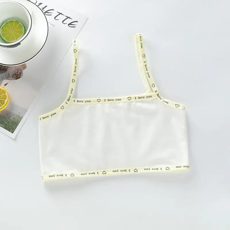 Pure Cotton Bras and Vests for Girls Aged 9-12