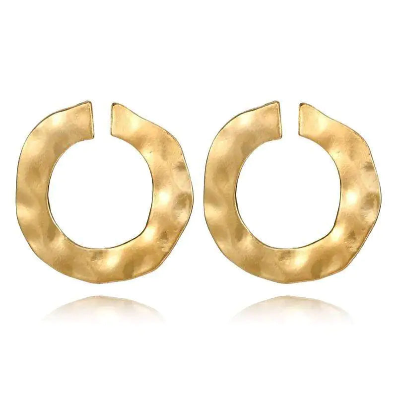 Lulu Earrings | Elegant Gold & Silver Hoop Earrings for Women | Stylish and Versatile Jewelry