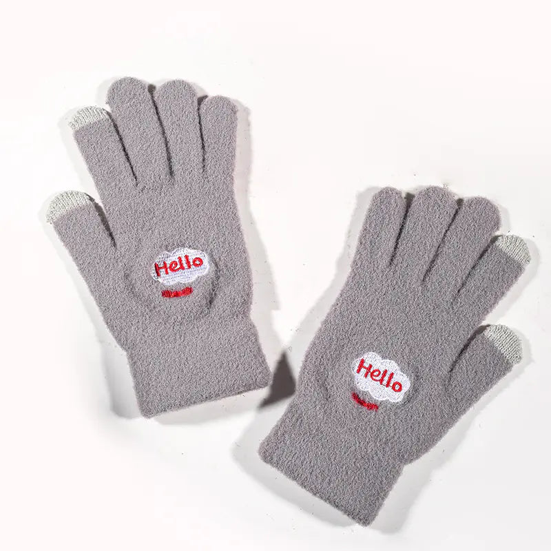Women's Winter Touchscreen Knitted Thermal Gloves