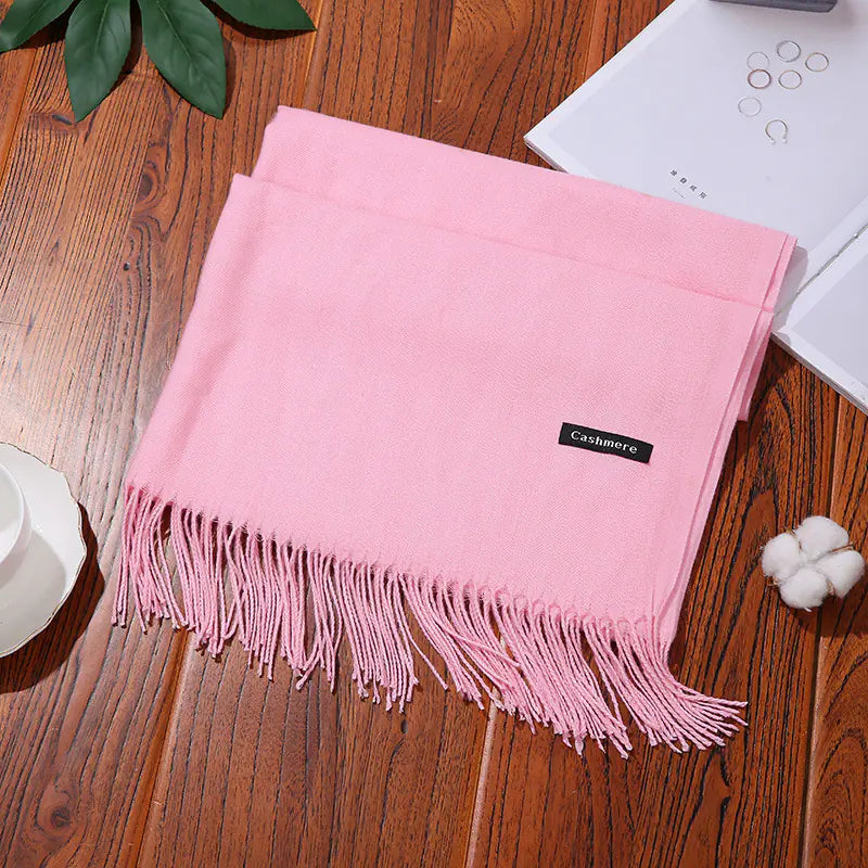 Thick Warm Women's Cashmere Feel Scarf for Autumn/Winter