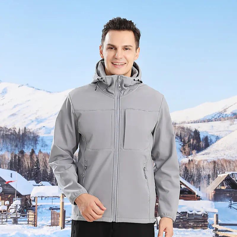 Waterproof Windproof Winter Jacket with Hood for Men & Women