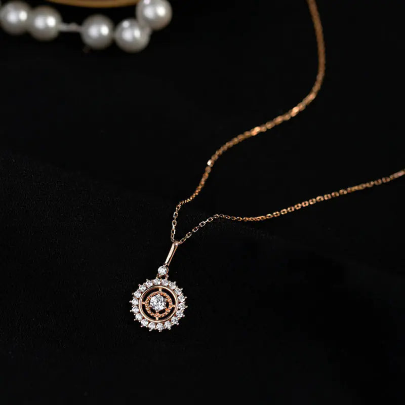 S925 Silver Lucky Compass Necklace for Women