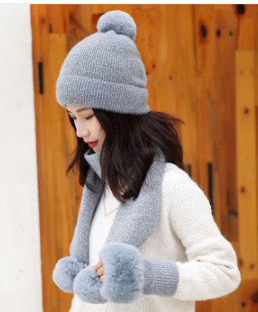 Scarf, Hat, and Gloves Set - Three Piece Collection