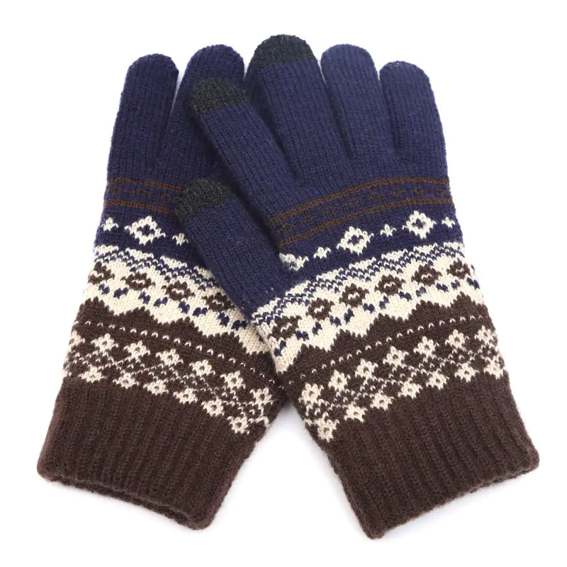 Winter Knitted Touchscreen Gloves for Couples - Wholesale