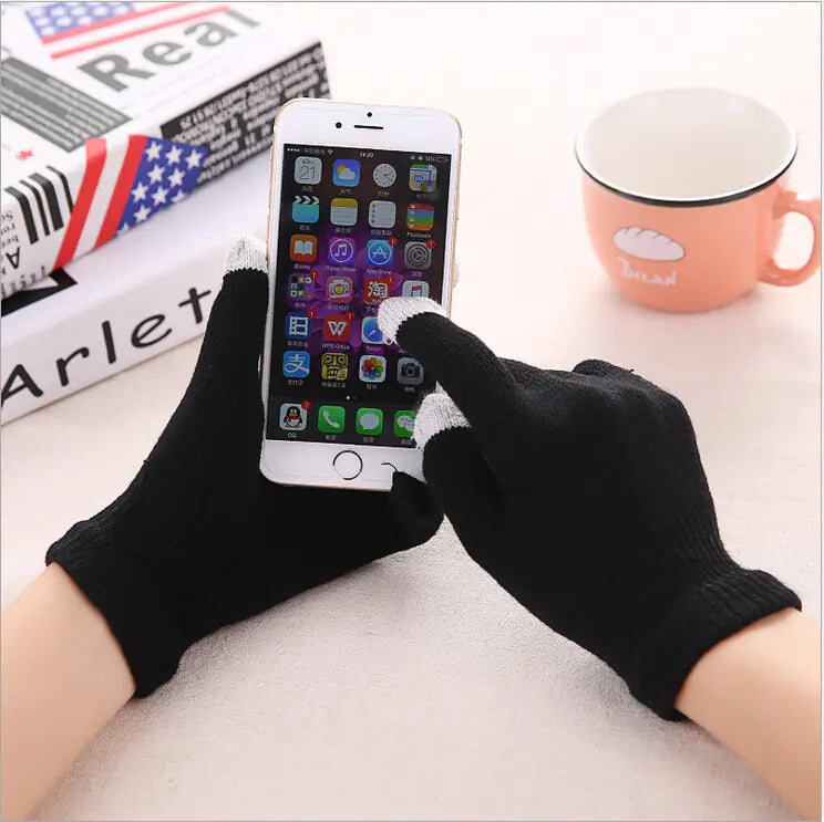 Touchscreen Knitted Gloves