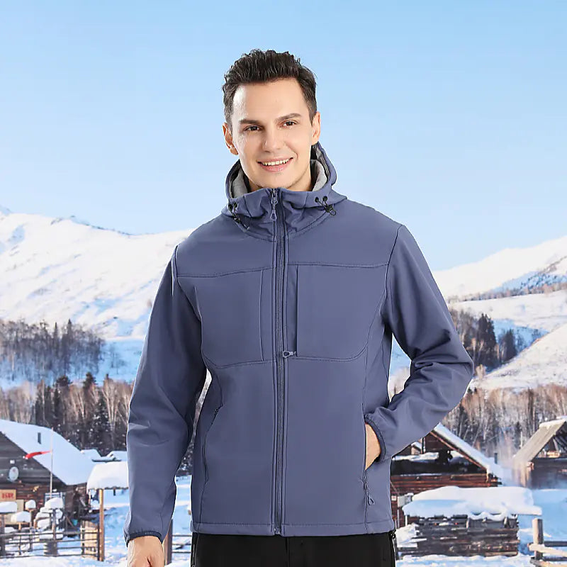 Waterproof Windproof Winter Jacket with Hood for Men & Women
