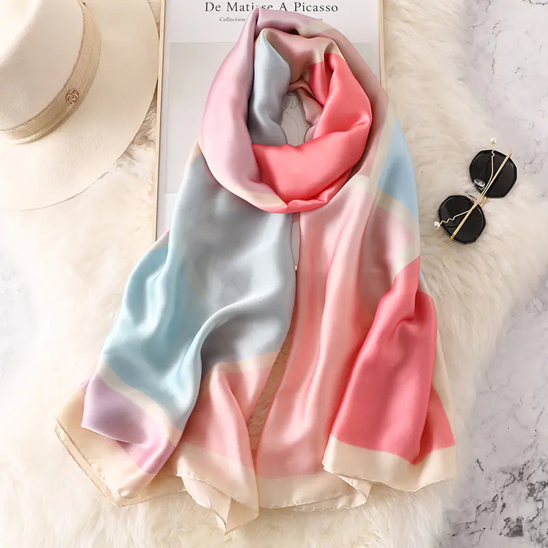 Korean Style Thick Warm Scarf for Women (Long Shawl)