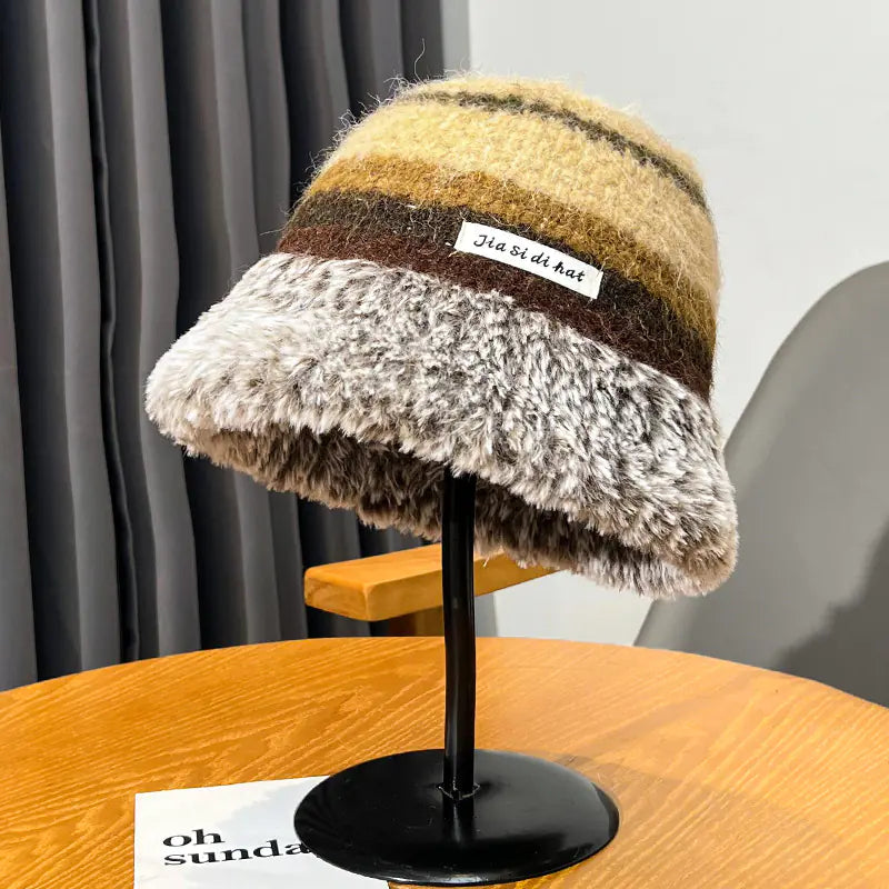 Knitted Wool Women's Fisherman Hat