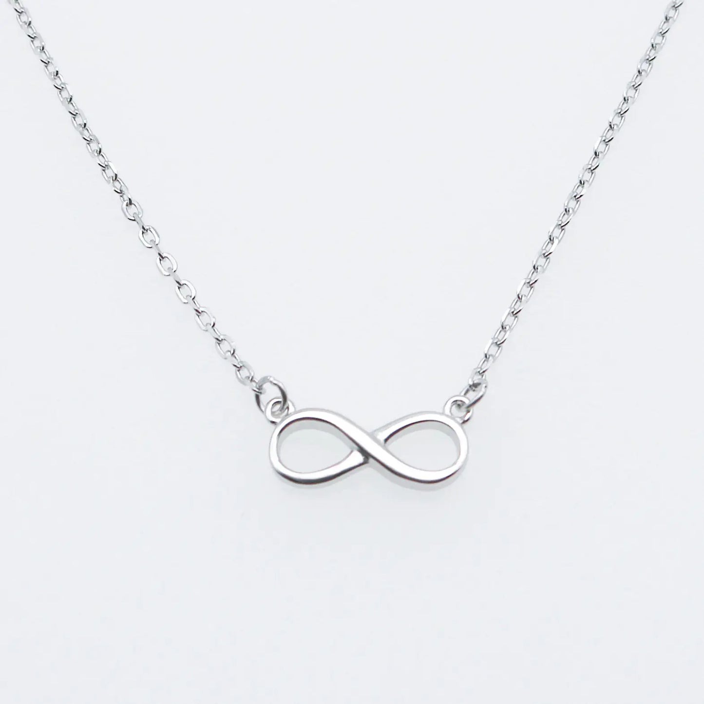 S925 Silver Minimalist 8-Character Necklace for Women