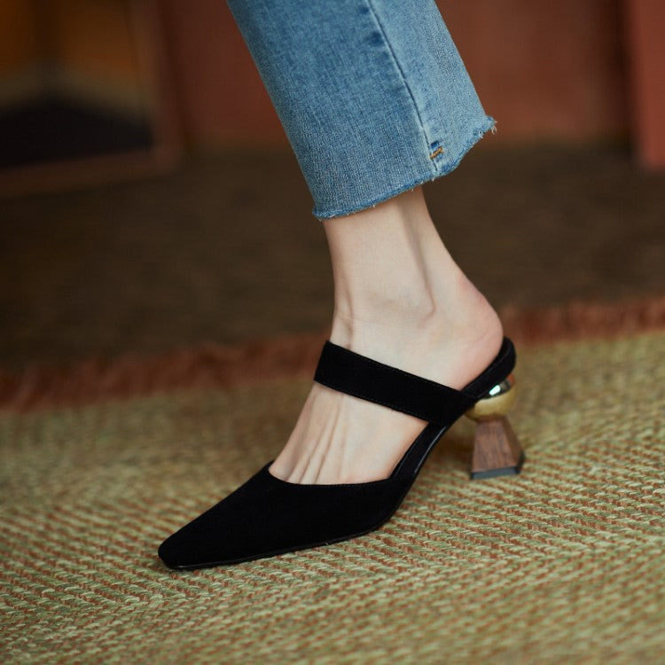 New All-Leather Women's High Heel Shoes | Stylish & Comfortable Leather Pumps for Women