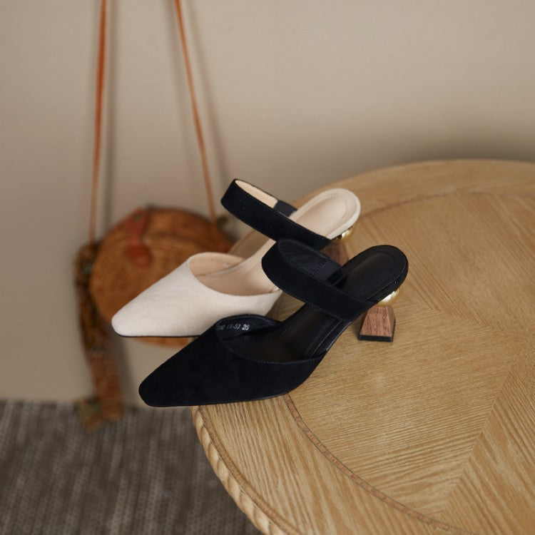New All-Leather Women's High Heel Shoes | Stylish & Comfortable Leather Pumps for Women