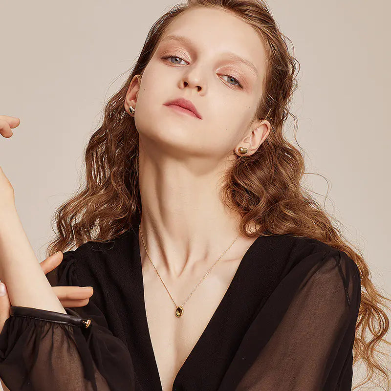 ZEGNLIU Minimalist Choker Necklace for Women