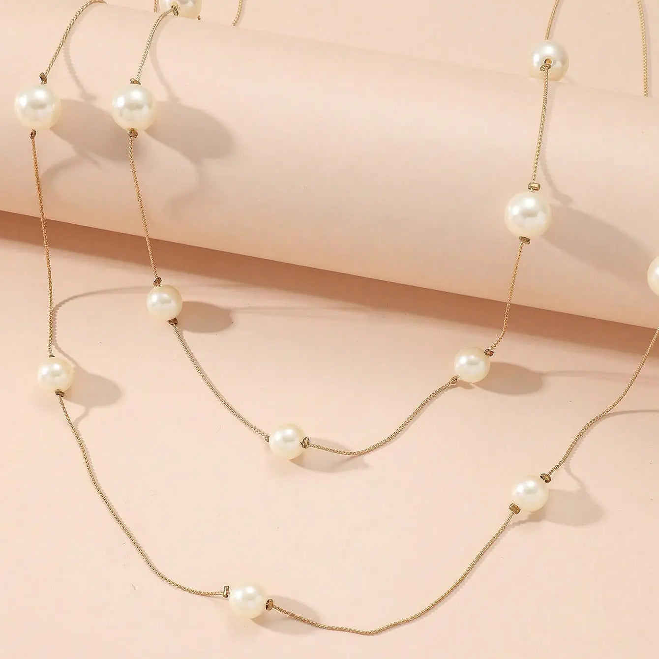 Vintage Multi-Layer Pearl Necklace for Women