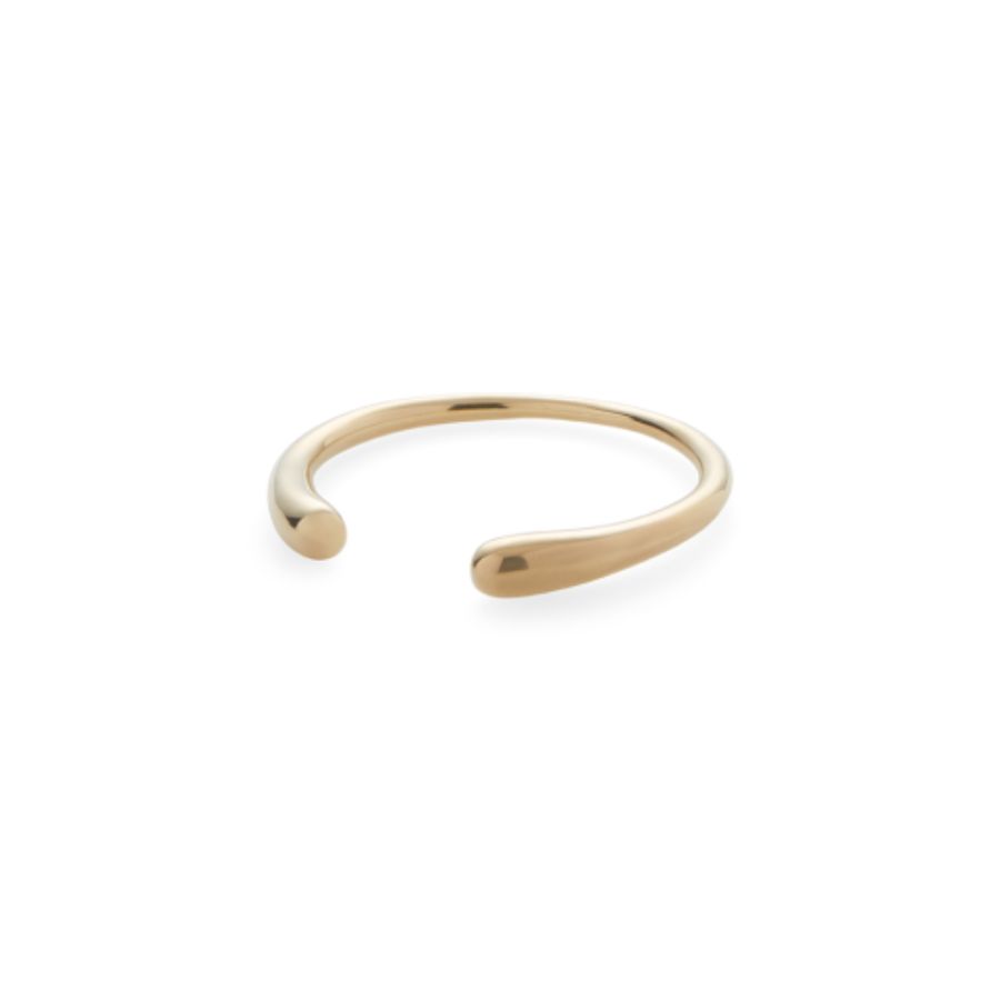 Delicate Dash Cuff – Handcrafted Brass Bracelet by SOKO | Minimalist Ethical Jewelry