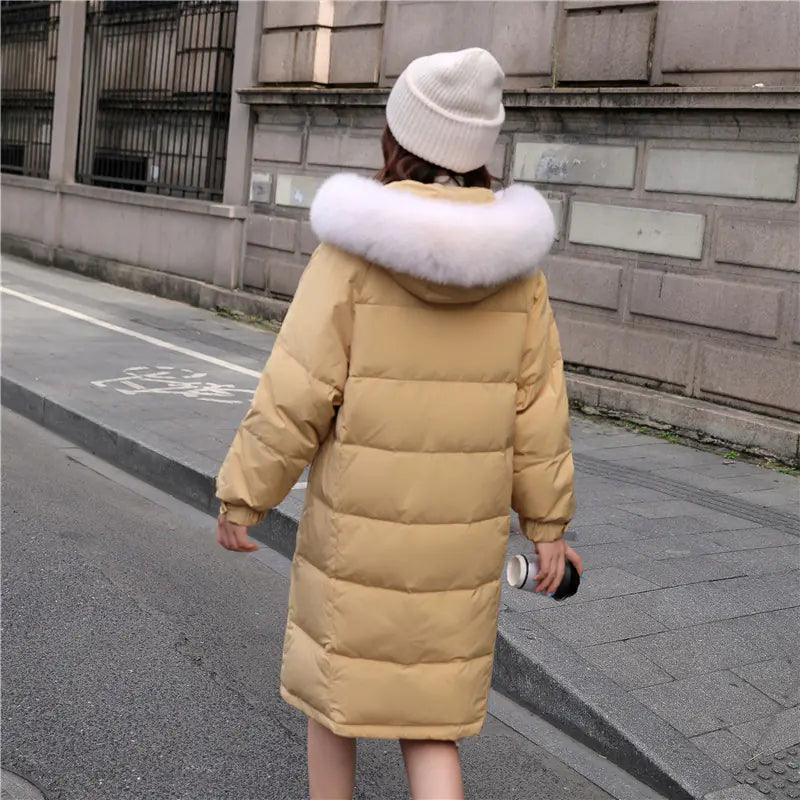 Winter 2020 Thick Fashion Long Down Jacket for Women