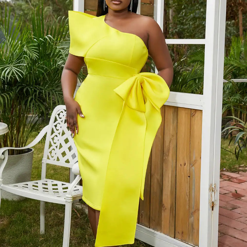 Plus Size High Waist Slim Fit Pencil Skirt for Women