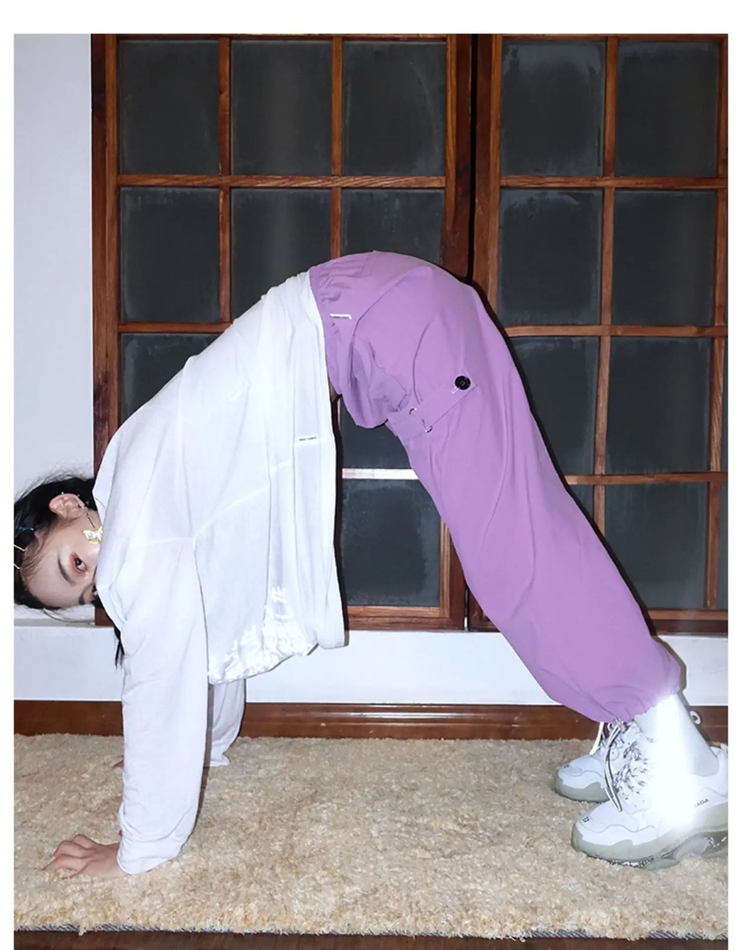 High-Waisted Loose Fit Jogger Pants for Women
