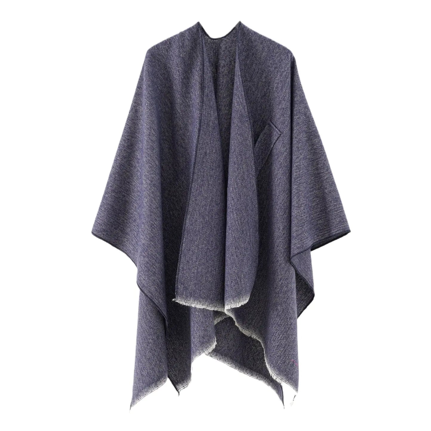Solid Color Fashion Faux Cashmere Shawl for Women