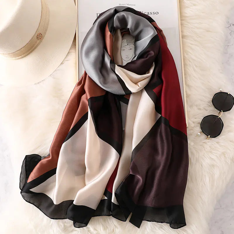 Korean Style Thick Warm Scarf for Women (Long Shawl)