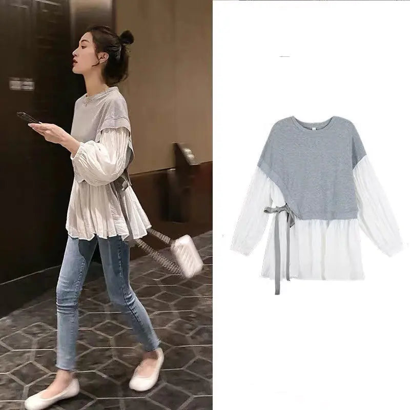 Fashionable Maternity Long Sleeve Outfit for Fall 2020