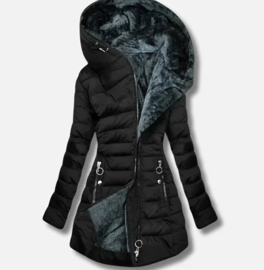 Senna Warm Plush Winter Jacket for Women (One Piece)