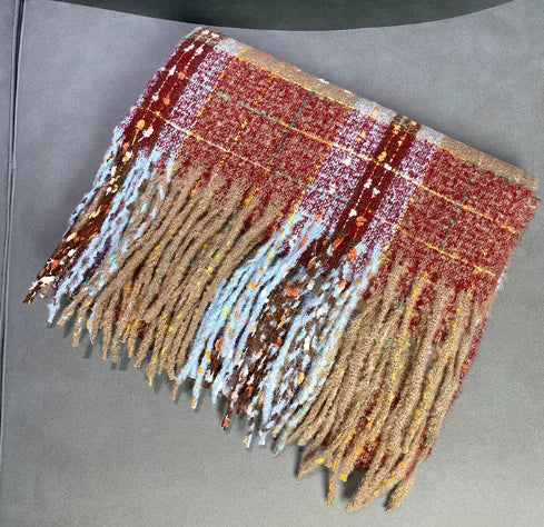 Starry Galaxy Plaid Scarf (One Piece)