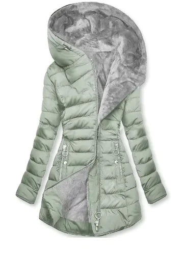 Senna Warm Plush Winter Jacket for Women (One Piece)