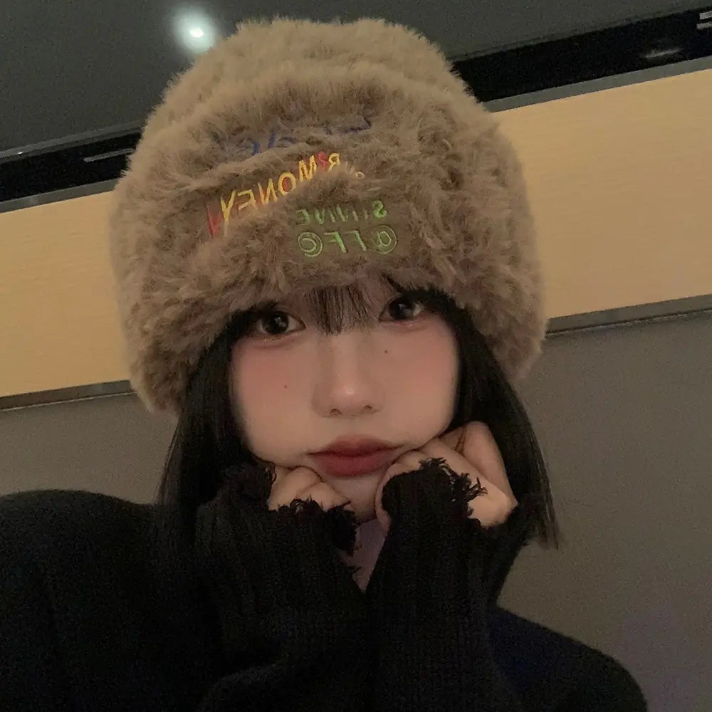 Thickened Warm Woolen Hat for Women