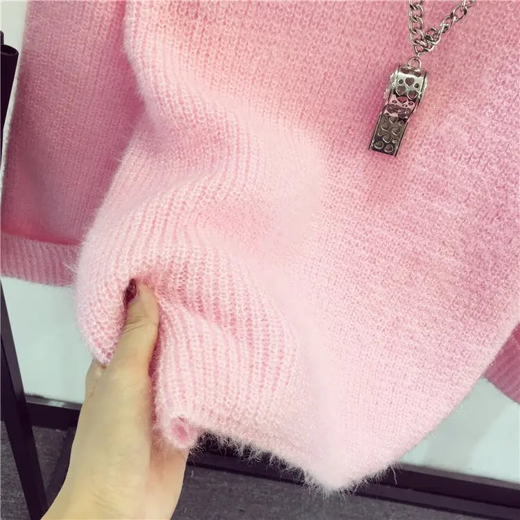 Women's Loose Knit Sweater - Spring Autumn Style